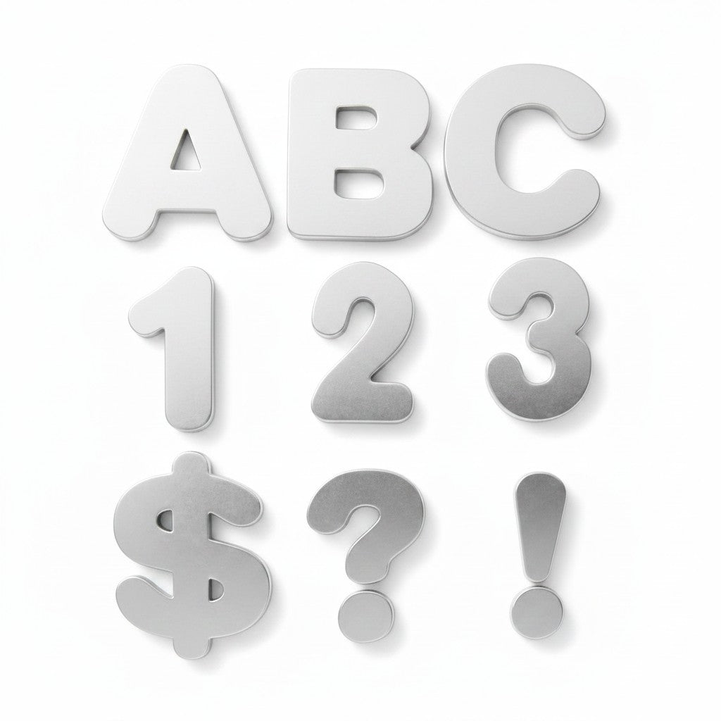 Poster Alphabet, Numbers, Symbols 6¨
