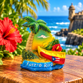 FIGURA PEQUEÑA PALMA CON BARCO PR