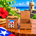 COFRE MADERA I LOVE PR