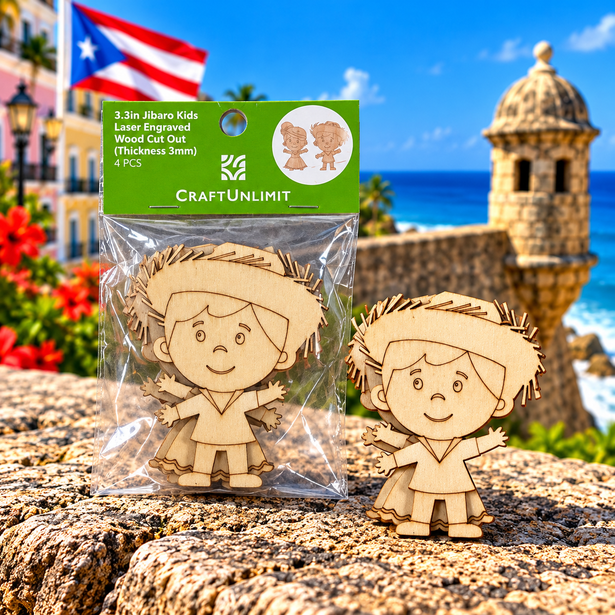 JIBARO KIDS WOOD CUT OUT