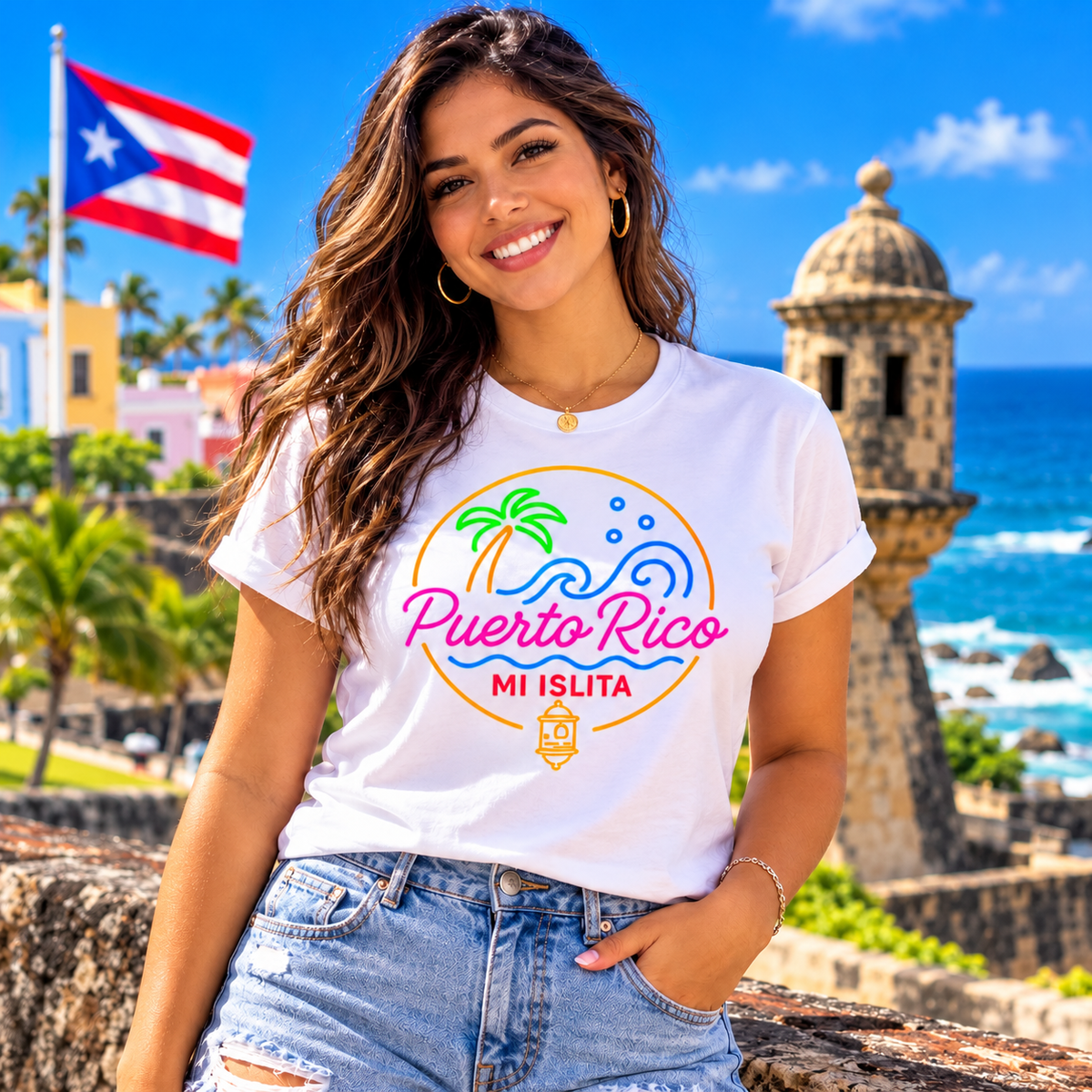 T-SHIRT PUERTO RICO MI ISLITA