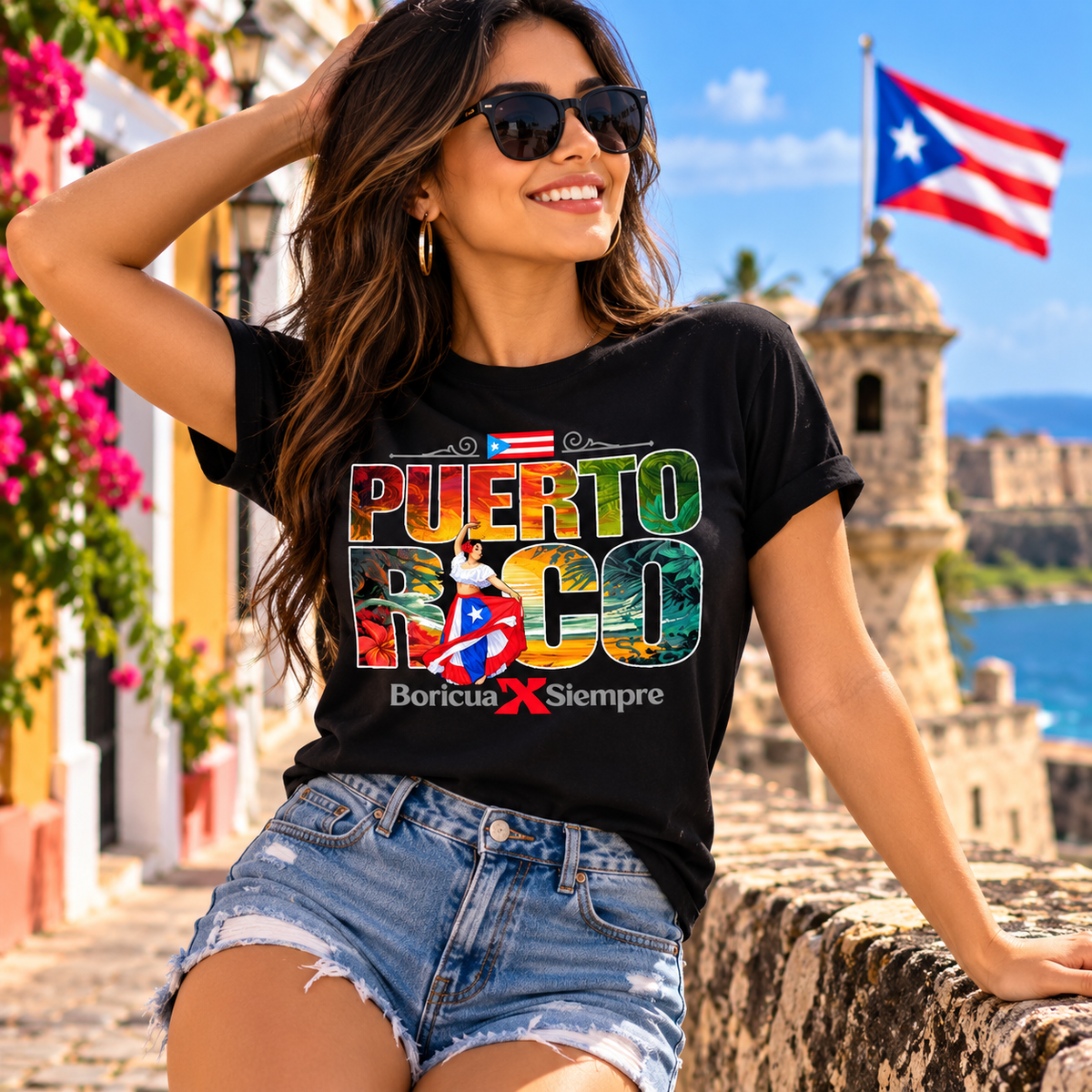 T-SHIRT BORICUA X SIEMPRE