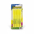 Yellow Pen Style Fluorescent Highlighters w/ Pocket Clip (5/Pack)