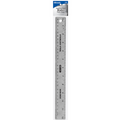 12" (30cm) Stainless Steel Ruler w/ Non Skid Back