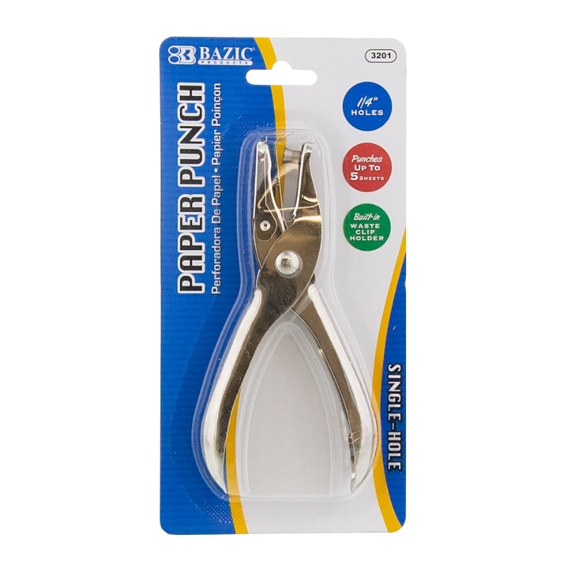 Single Hole Paper Punch