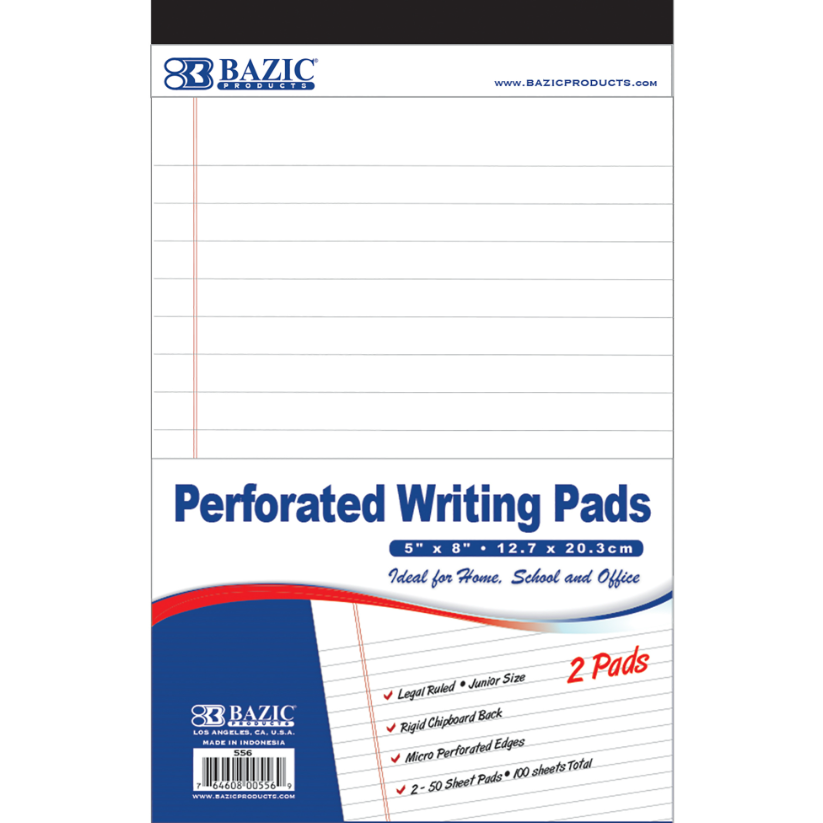Writing Pad 5¨x 8¨