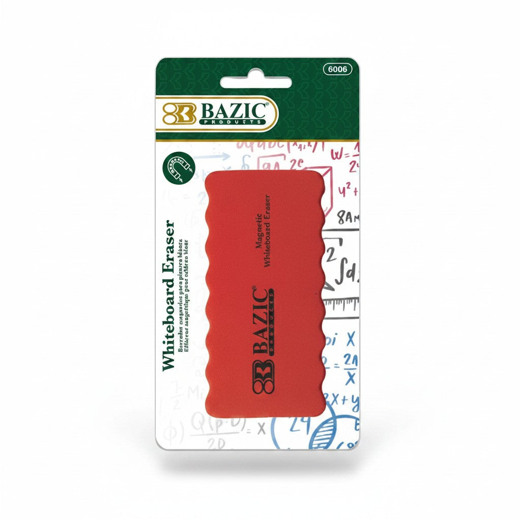 Magnetic Whiteboard Eraser w/ Foam Comfort Grip
