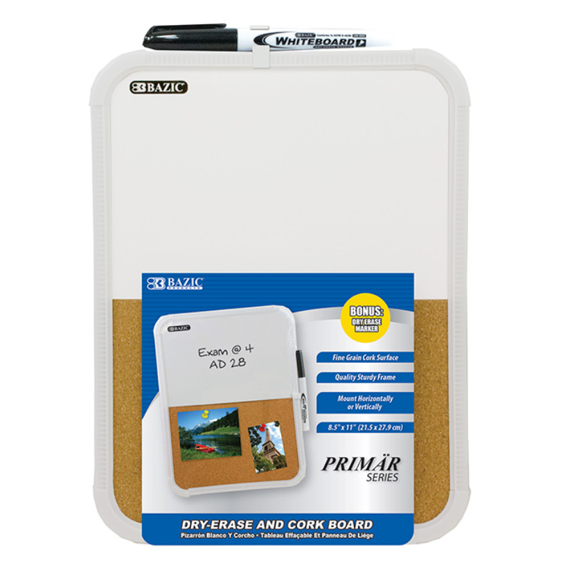 Dry Erase and Cork Board