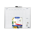 16" X 20" METALLIQUE Aluminum Frame Magnetic Dry Erase Calendar