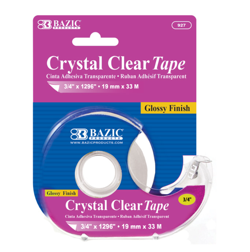 Crystal Clear Tape with Dispenser