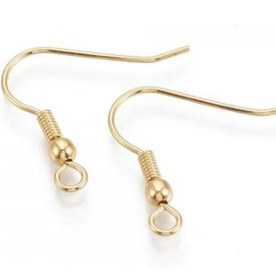 20 X 18mm Stainless Steel Earring Hooks