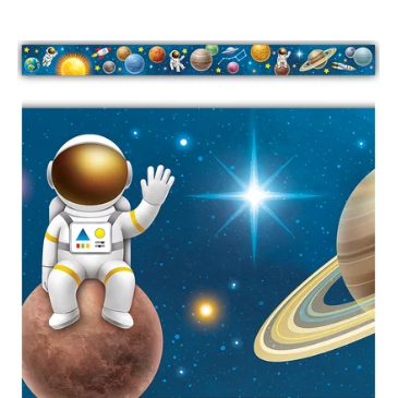 Outer Space Crew Straight Border Trim