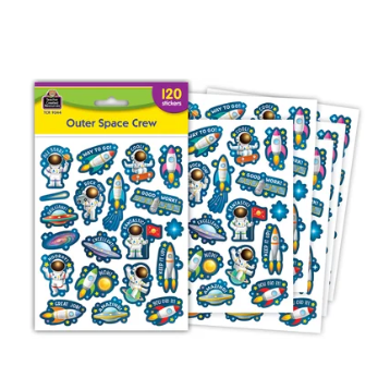 Outer Space Crew Stickers