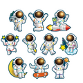 Outer Space Crew Astronauts Accents
