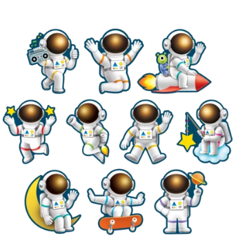 Outer Space Crew Astronauts Accents