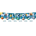 Outer Space Crew Pennants Welcome Bulletin Board