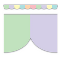 Pastel Pop Scalloped Die-Cut Border Trim