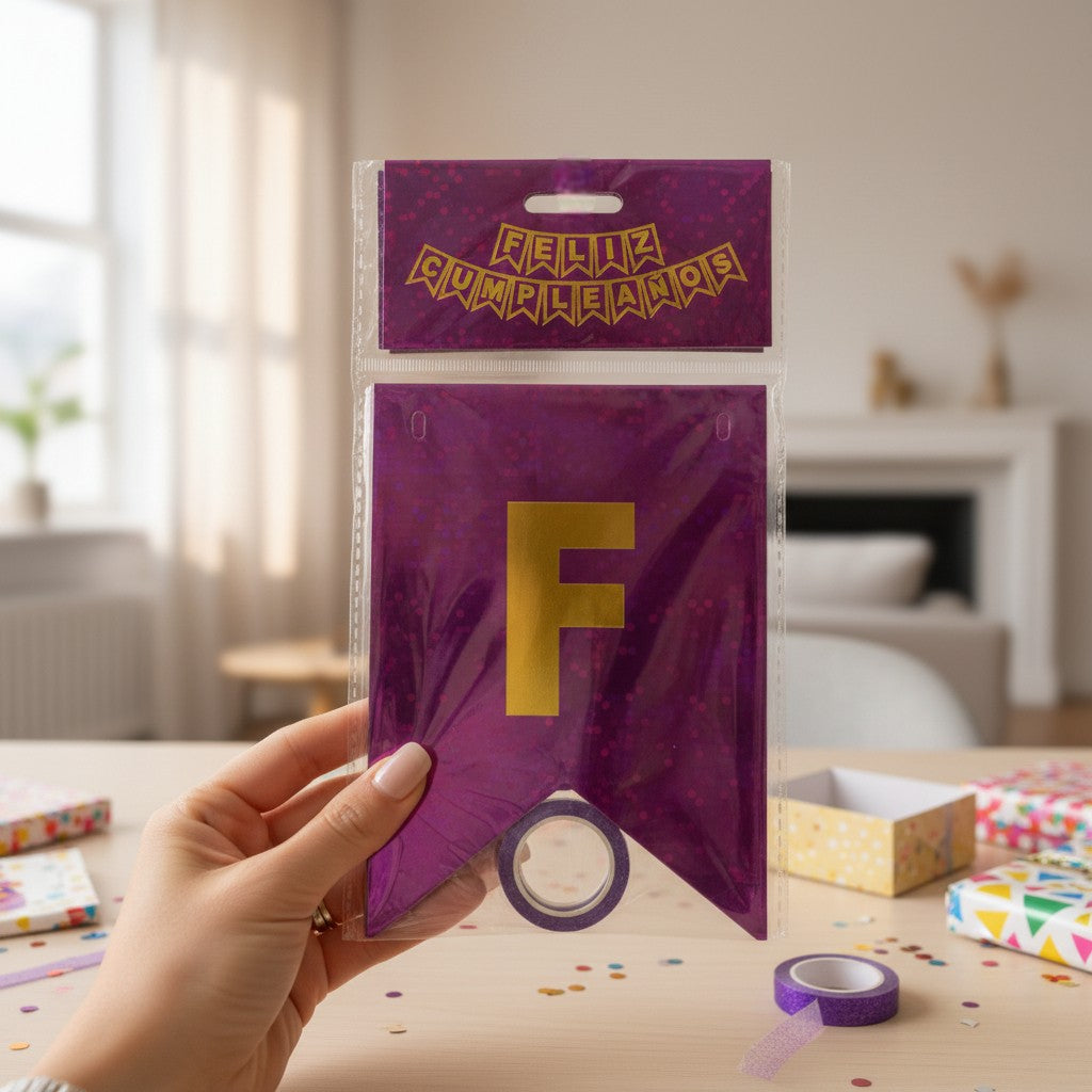 Banda Decorativa / Feliz Cumpleaños