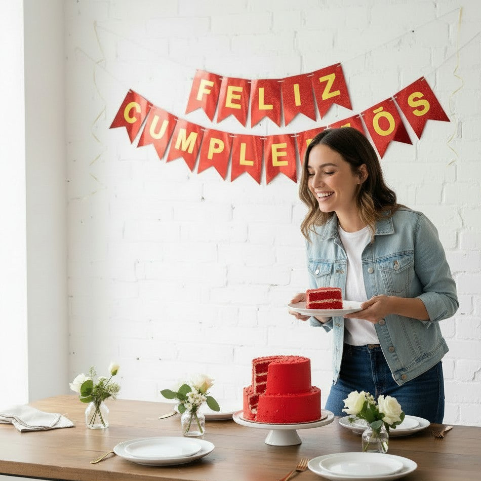 Banda Decorativa / Feliz Cumpleaños