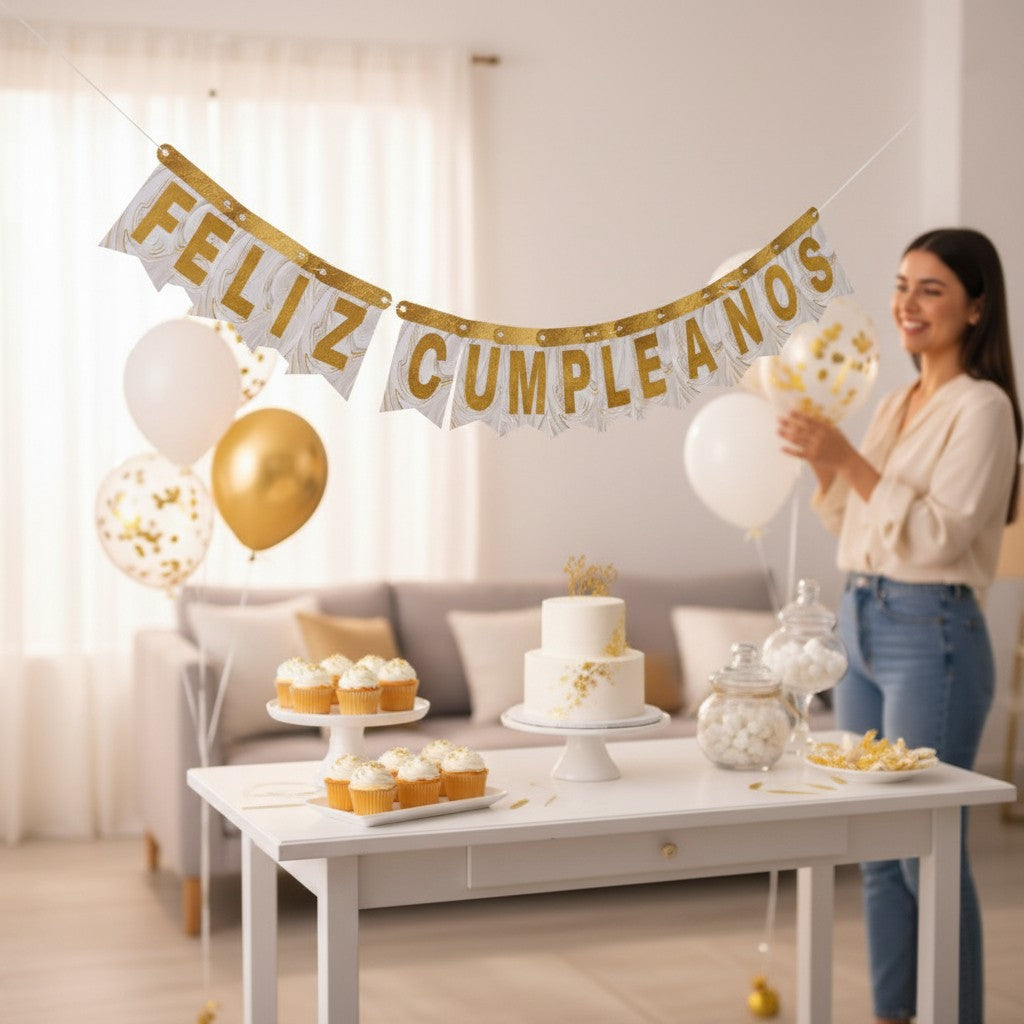 Banda Decorativa / Feliz Cumpleaños