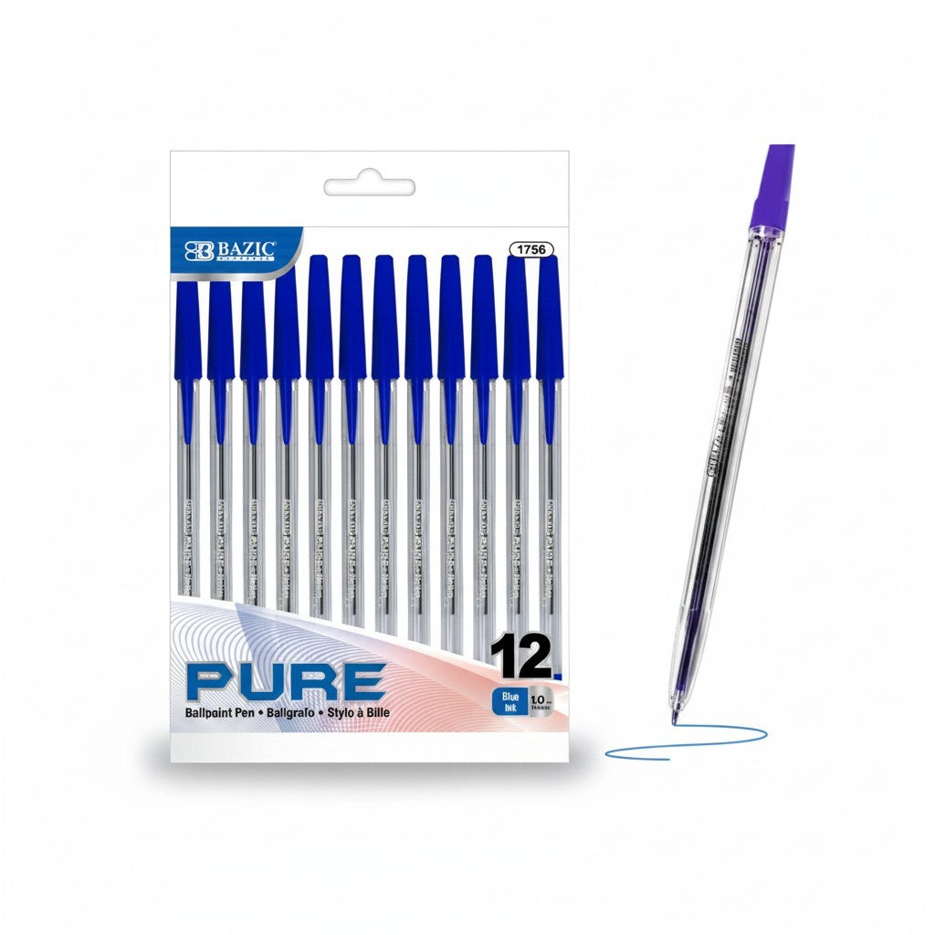 Bolígrafo Stick Azul Pure