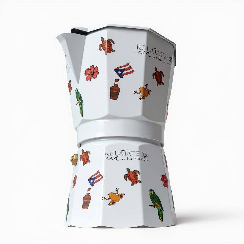 Cafetera Blanca de PR