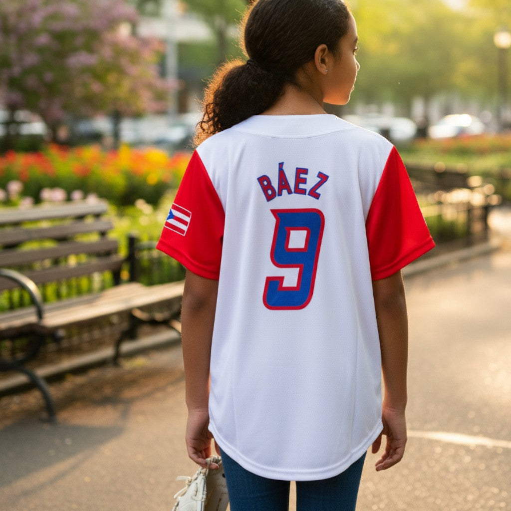 Camisa de Puerto Rico / Báez 9 (Niños)