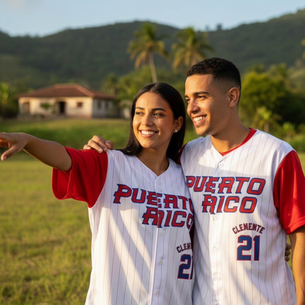 Camisa de Beísbol de Puerto Rico / Clemente 21