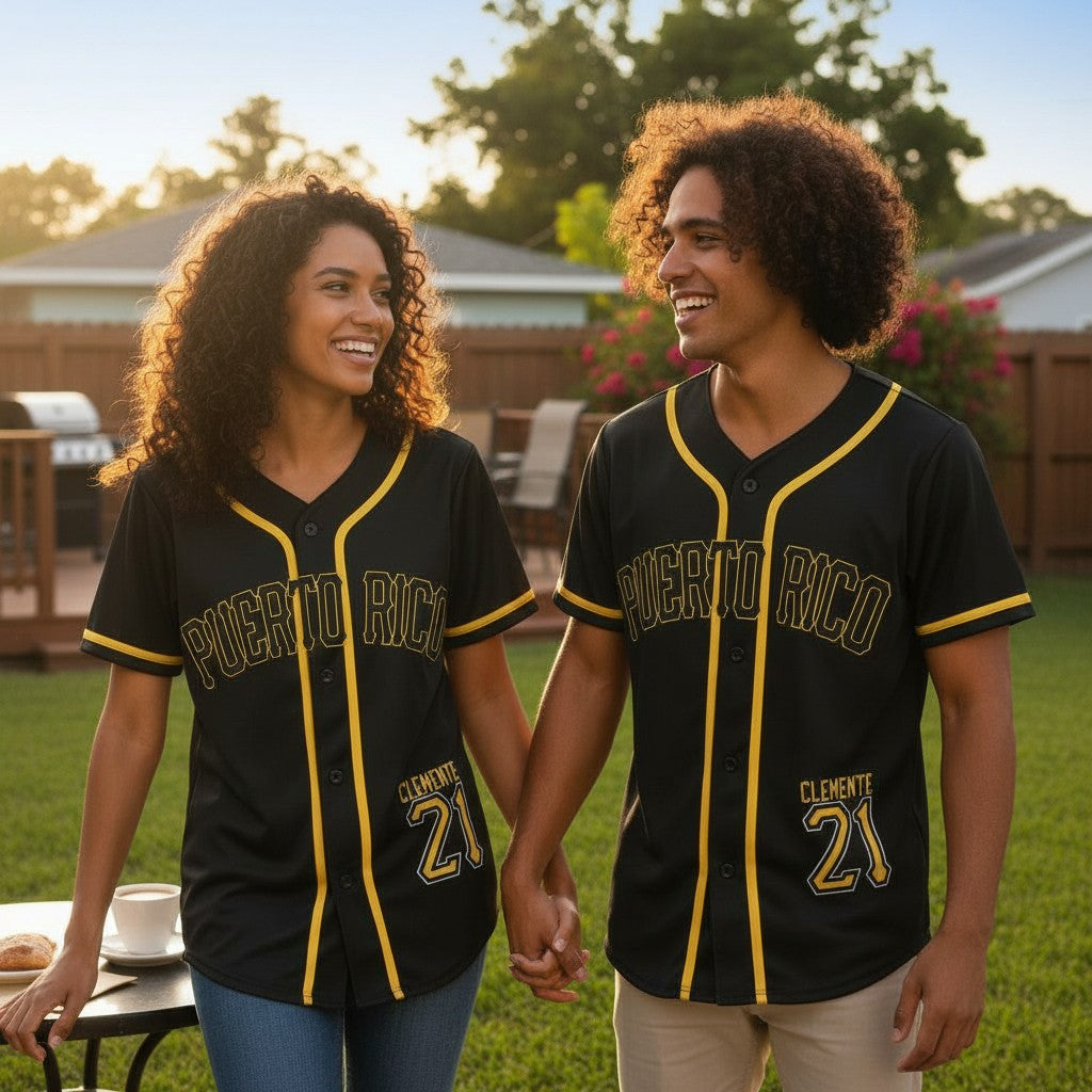 Camisa de Beísbol de Puerto Rico / Clemente 21