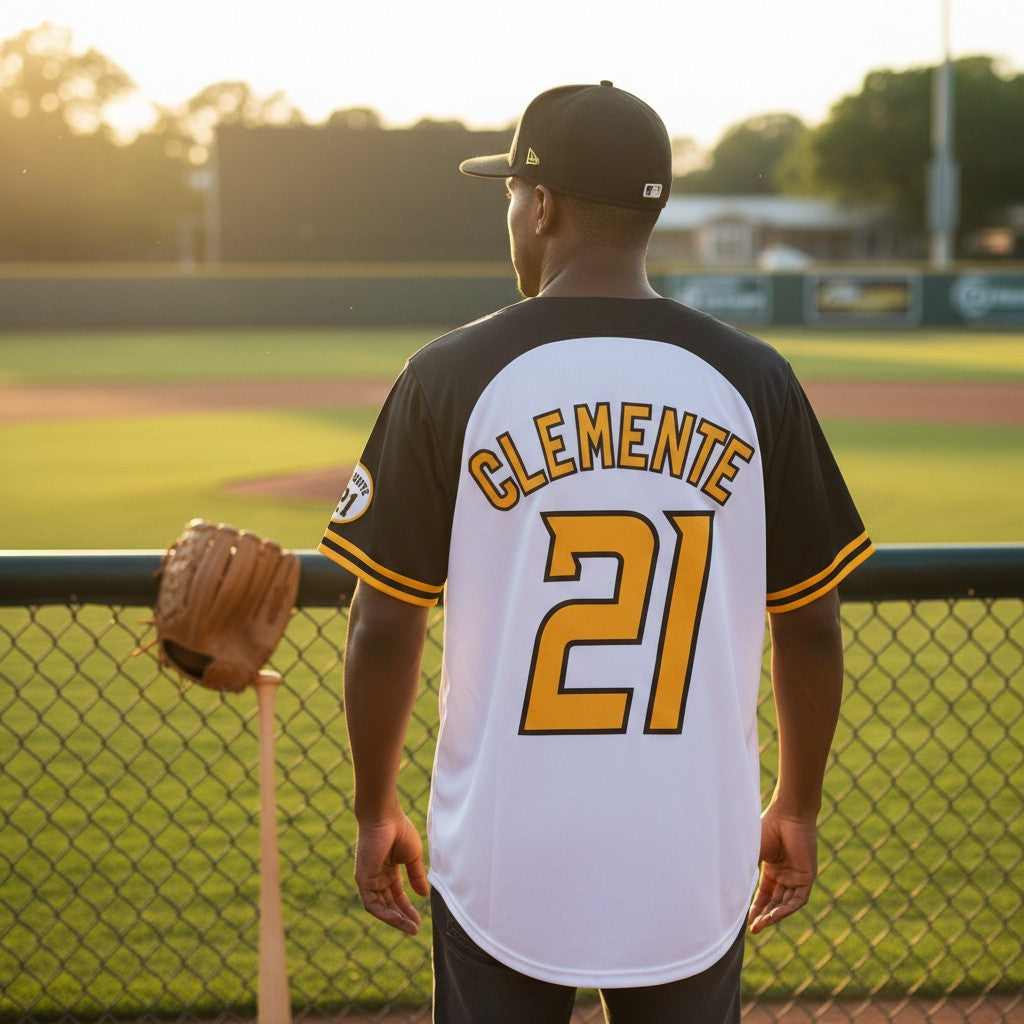 Camisa de Beísbol de Puerto Rico / Clemente 21