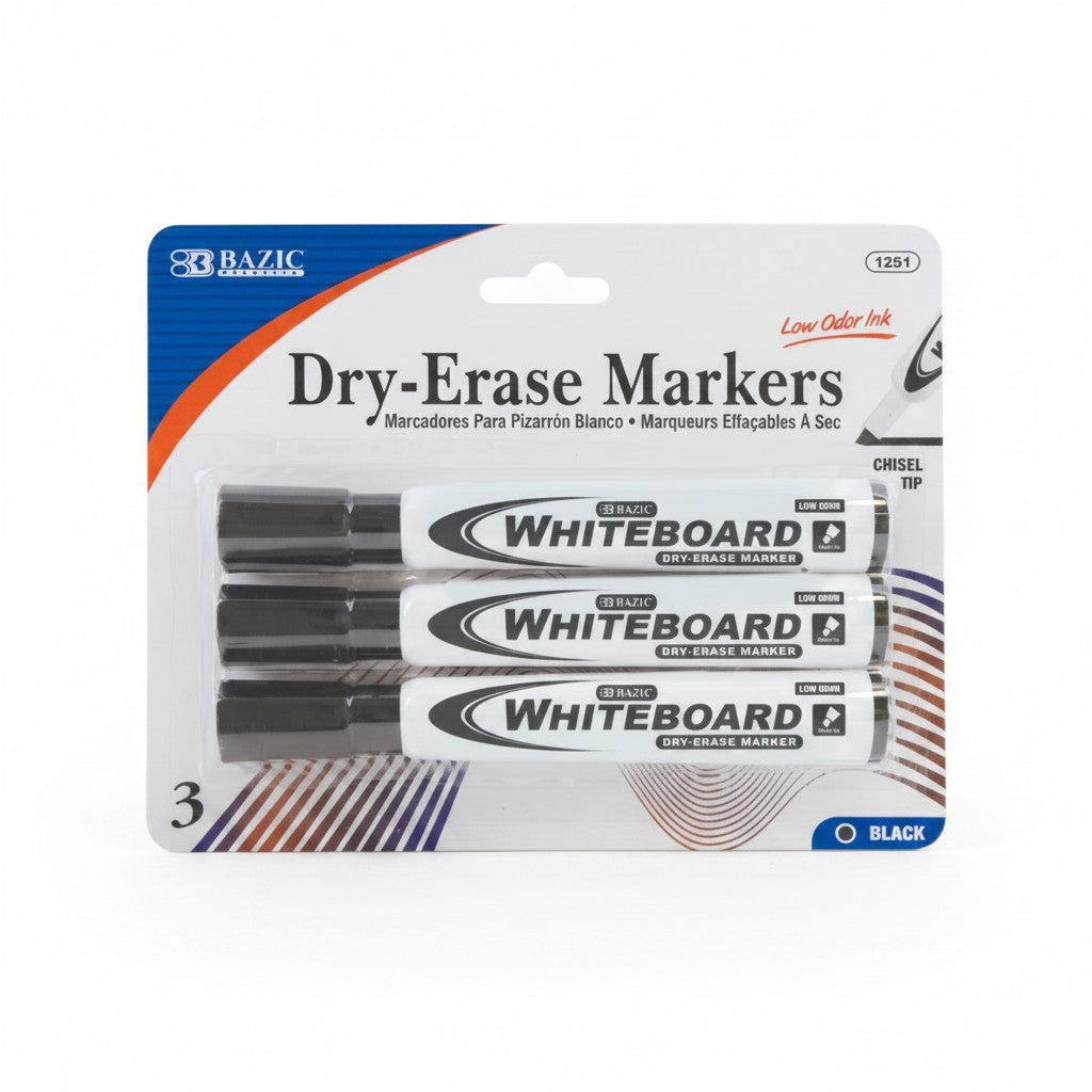 Marcadores Dry-Erase Negros