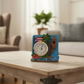 Figura Decorativa con Reloj / Garita