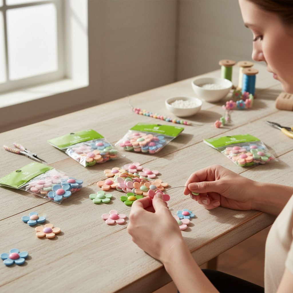 Flower beads