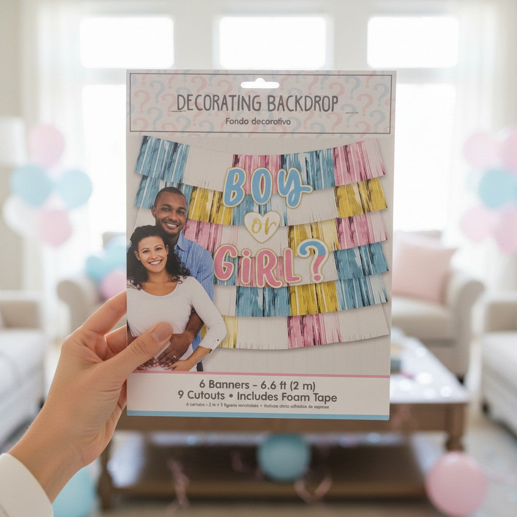 Fondo Decorativo / Revelación de Género