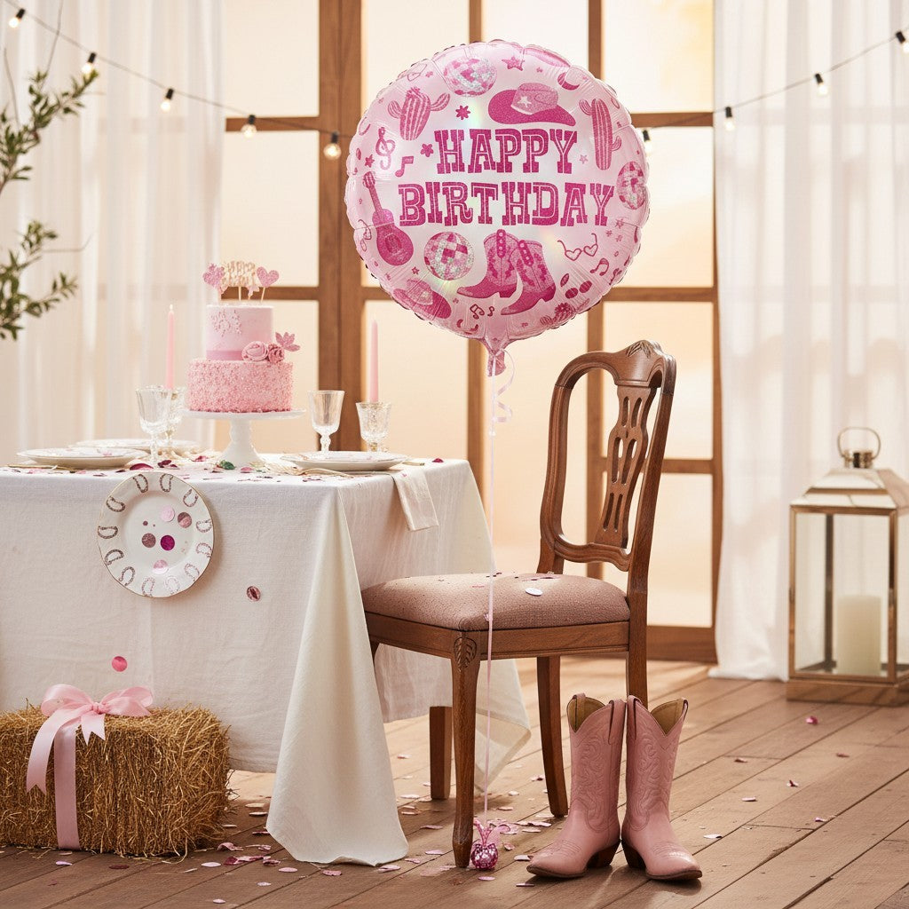 Globo ¨Happy Birthday¨ - Vaquera