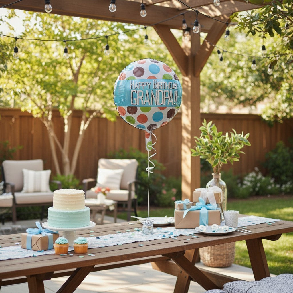 Globo ¨Happy Birthday Grandpa¨