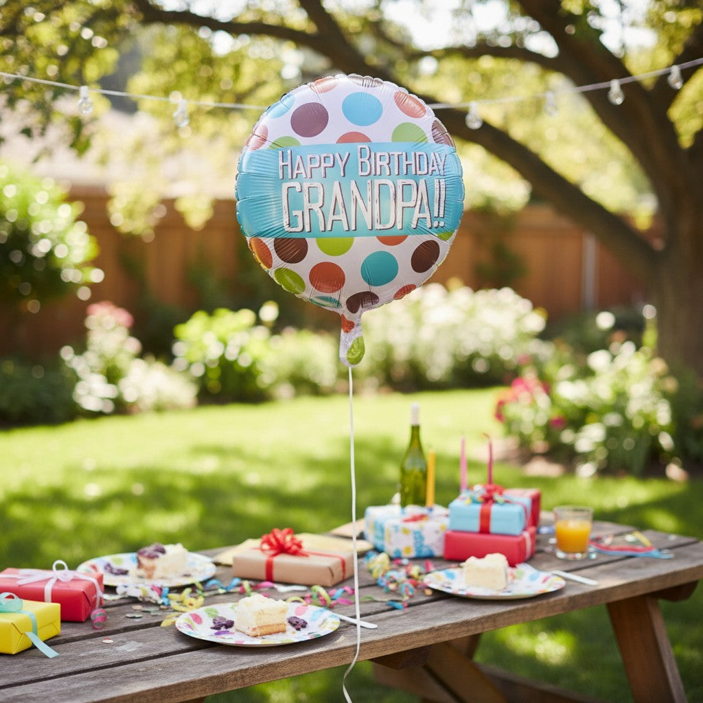 Globo ¨Happy Birthday Grandpa¨