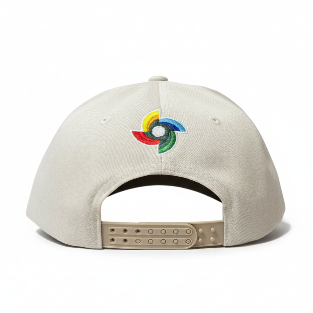 Gorra de Puerto Rico Crema Y Vino