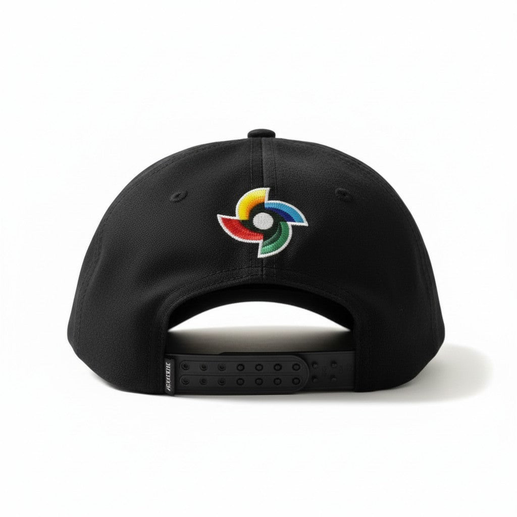 Gorra Negro y Blanco de Puerto Rico