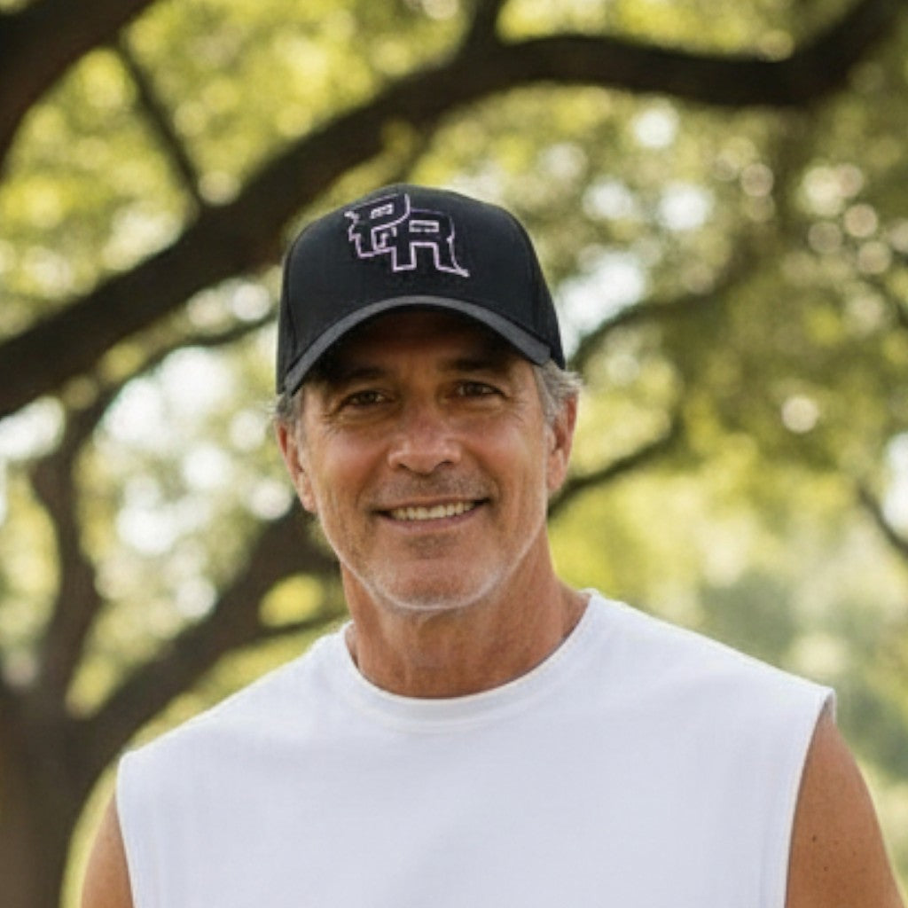 Gorra Negro y Blanco de Puerto Rico