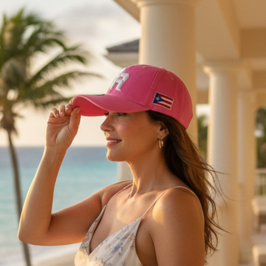 Gorra Rosa de Puerto Rico