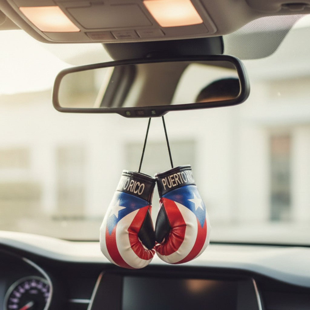 Mini Guantes Decorativos de Puerto Rico