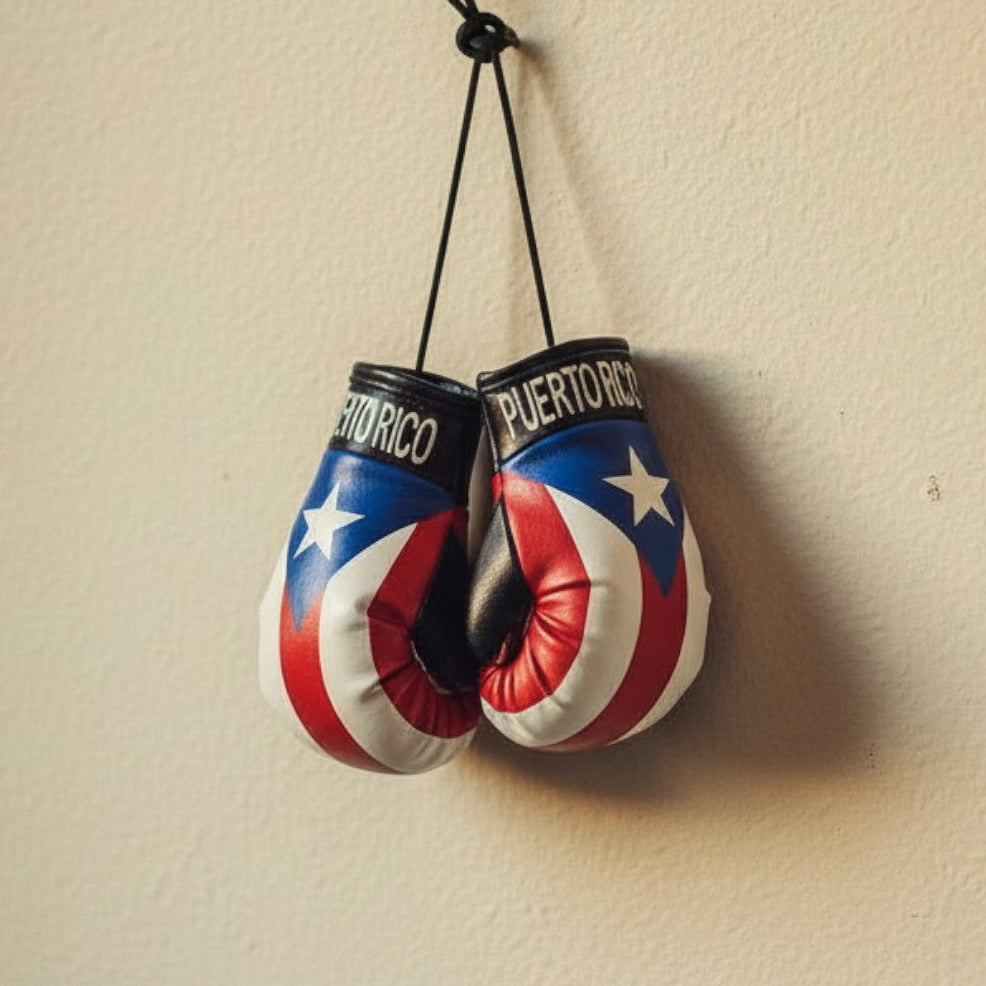 Mini Guantes Decorativos de Puerto Rico