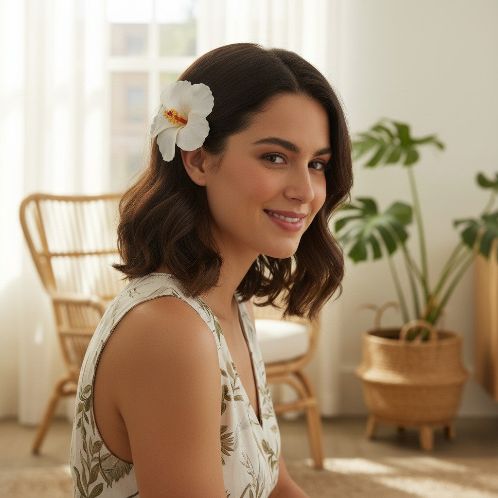 FLOR DE MAGA BLANCA