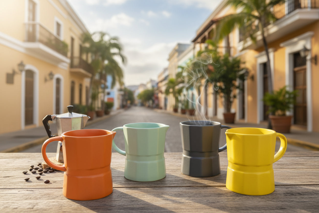 Tazas en Forma de Greca