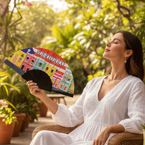 Abanico de Mano- Viejo San Juan