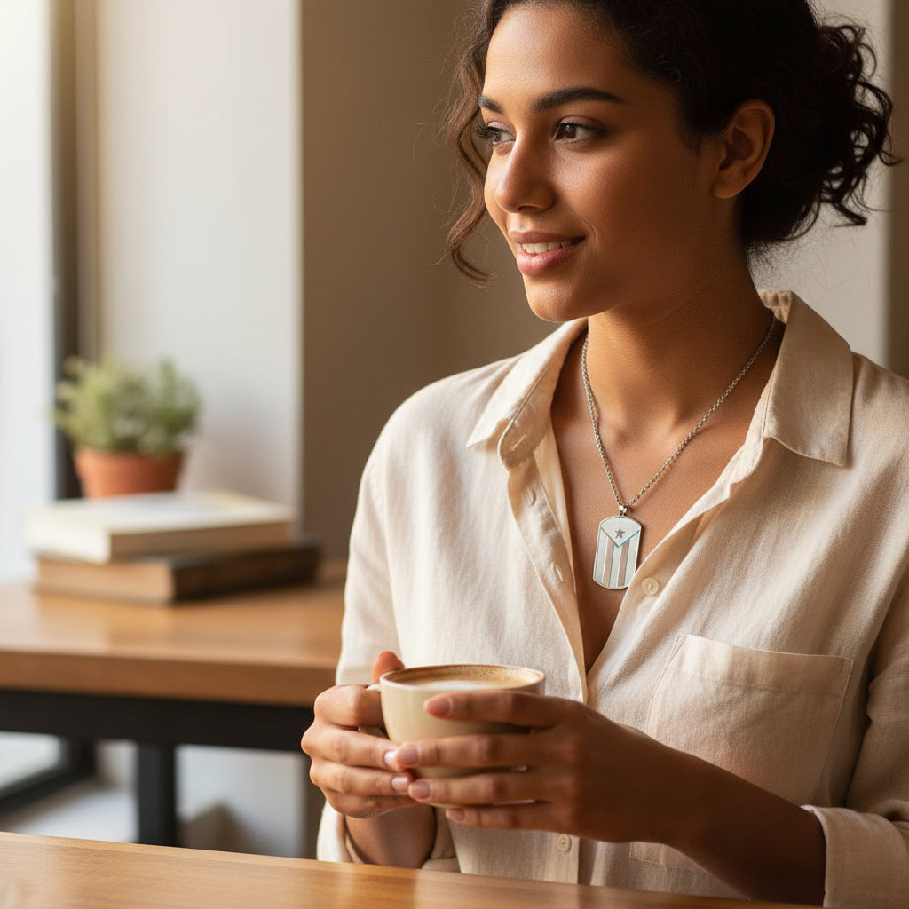 Collar Bandera Stainless Steel