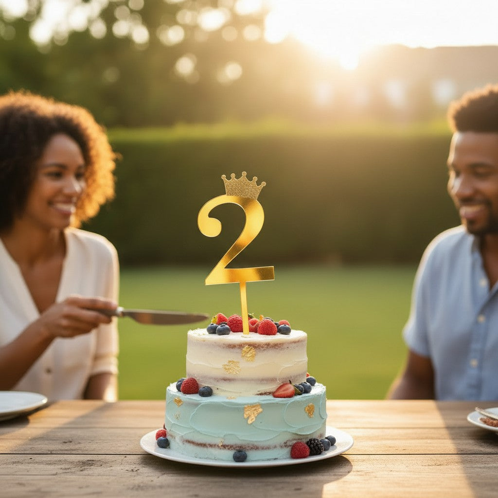 Número Decorativo #2 para Pastel