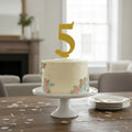 Número Decorativo #5 para Pastel