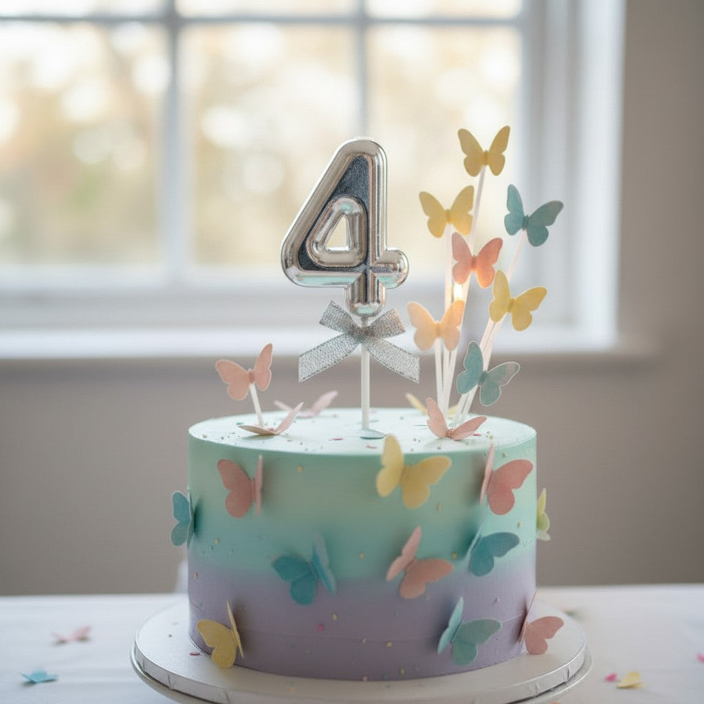Número Decorativo #4 para Pastel